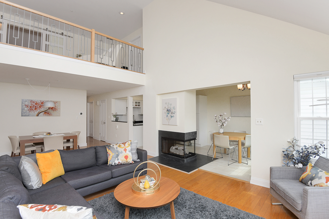 Living Room/Dining Room - 2BR Condo-Brickhouse Rd-Princeton