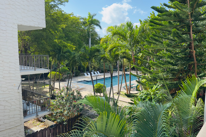 Pool view from balcony - Pool Views, Modern Style & Unbeatable Pinecrest Location!