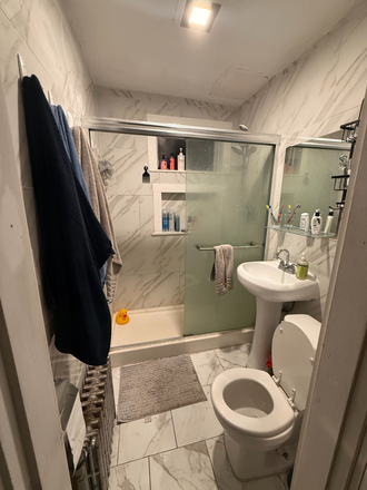 Bathroom - Huntington Brownstone (Utilities Included | Right Next to Green Line and Bus)