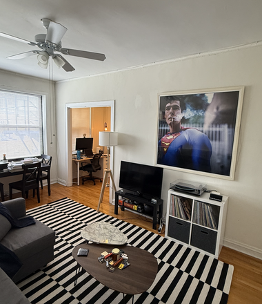 Living Room - 1 Bed / 1 Bath Summer Sublet, Downtown Evanston