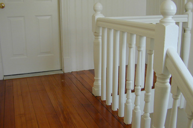 Stairway Corridor. - 69 River Street, Cambridge Townhome