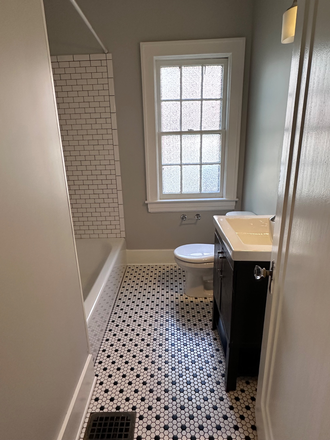 Updated bathroom - Bellarmine Off-Campus 2 Bedroom Apt.