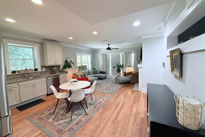 Kitchen Living - 2BR Near Emory All-Inclusive Private and Peaceful