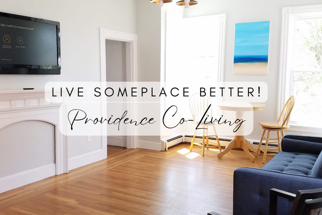 Living Room - Private Room, Off-Street Parking, 1 Mile to Brown, Outdoor Space, All Utilities Included