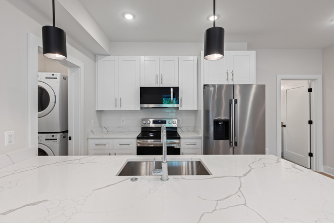 White kitchen - One-Year Young 2-Bedroom 1-Bath Stunner with a shortcut to Georgetown Hospital!