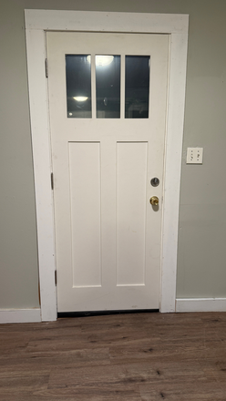 front door - Two Family house: 3 bedroom first floor located in a nice neighborhood