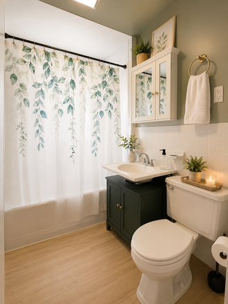 Bathroom - Elegant Upper-Level 3BR with Dual Private Decks
