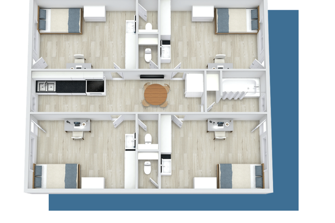 Apartment layout - Capri Eugene