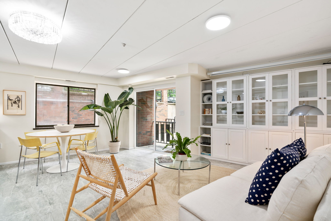 living room - one bedroom apartment