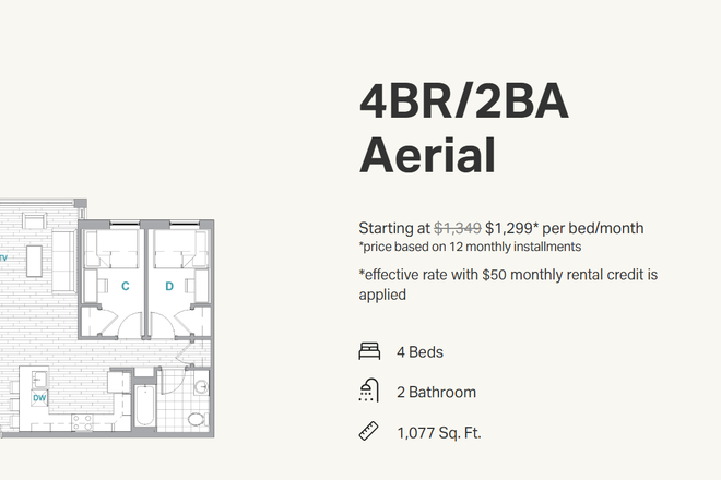 Floor Plan - Landmark Apartments