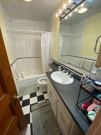 Full Bathroom - 1 Room Sublet in 4Bed, 1.5 Bath Apartment close to campus