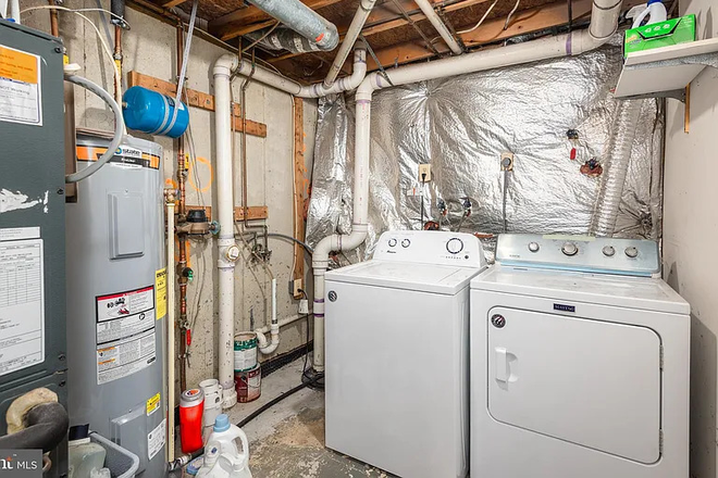 Laundry Room - Furnished Townhouse Near Campus