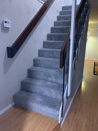 2 bedrooms are located upstairs - Great Furnished Upper Unit in Campus Walk Community. Just steps to the Main Gate of U of A.
