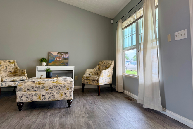 Living room - 3 bedroom specious house near Purdue campus available to rent out to 3 students