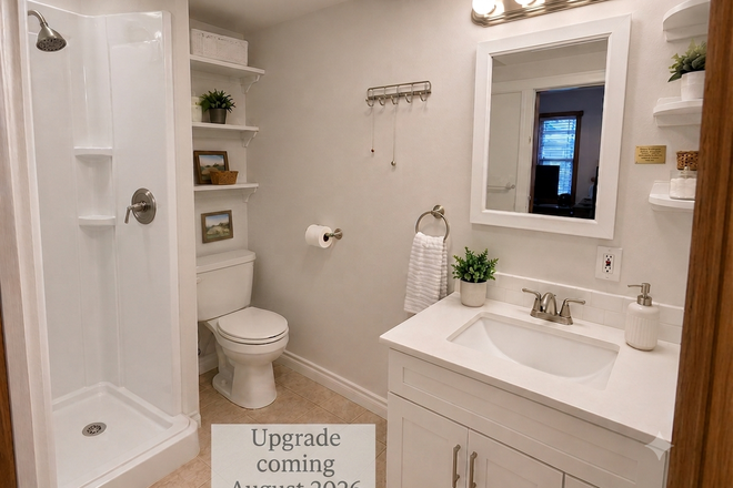 New kitchen upgrade to be complete early August - Historic 1BR Duplex with HUGE Private Fenced Yard, Parking & Deck – Goss/Grove