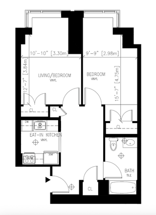 Floor plan! - Harvard Trilogy, looking for female roommate