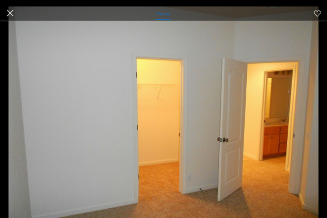 Bedroom with walk in closet - Rooms for Rent. 3 bedrooms available for rent for single occupancy in a 5 bed 3.5 bath house