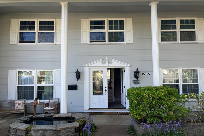 Front of the house - Large, Quiet House with yard in Friendly Neighborhood
