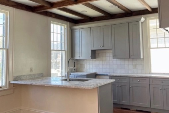 Kitchen - 3 furnished rooms available near campus! Gated yard, parking, laundry, 2 baths, renovated kitchen.