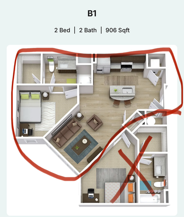 Floorplan - LEASE TRANSFER W/ $500 GIFT
