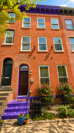 Front of House - Updated 3-story row home for Rent in historic neighborhood near Inner Harbor