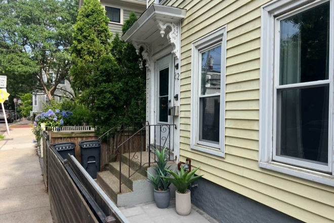 main enterance of house w patio in front, right by river! - Harvard Sq on RIver Amazing Room Electric, 1 gig WiFi ALL Utilities!!!