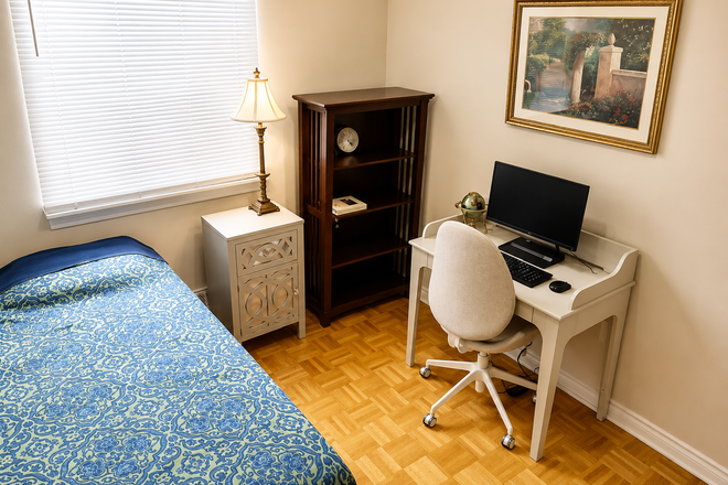 Private Room - (FOR FEMALE) Private room for rent in a shared condo unit at Queen Frederica Drive