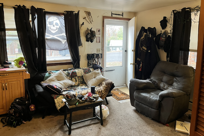 Living from Bedroom - Houston St 1 Bd/1Bath