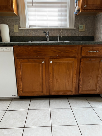 Kitchen - Apt #2, Partly furnished 5 Bedrm, 1 Bathrm, living rm, Kitchen. 2 parking spaces. 1 block to Tufts.