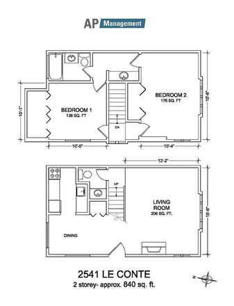 Floorplan - PRICE REDUCED! 2 MIN. WALK to Campus, NORTHSIDE - Looking for Roommate for 26/27 School Year