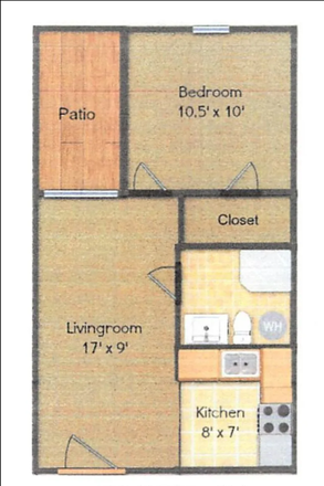 1B 1B Floorplan - 1B 1B Sublease for Spring 2026