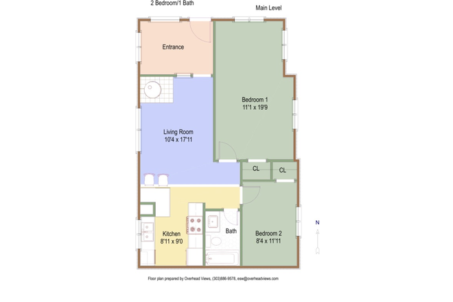 Floor plan - Boulder Property Management Housing Unit in Goss Grove