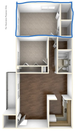 scheme - Rolling Green Apartments 2B1B Large Master Bedroom Sublease (Female Only)