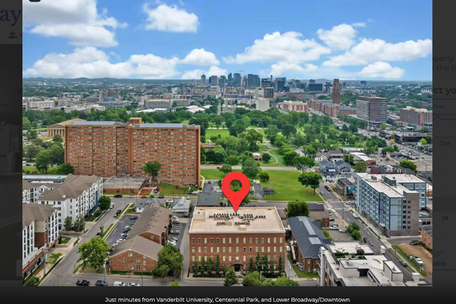 Arial view - Apt #211 Music City West End
