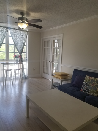 living rm - University Inn! FURNISHED 2/2 sun-filled apt, move in ready!