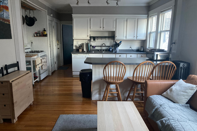 Living room - 2 bed/ 1 bath apt. near MBTA Orange Line station for $1,700
