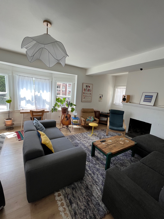Living room - Summer Sublet: Furnished Room in Bright, Spacious 4bd 2.5 ba