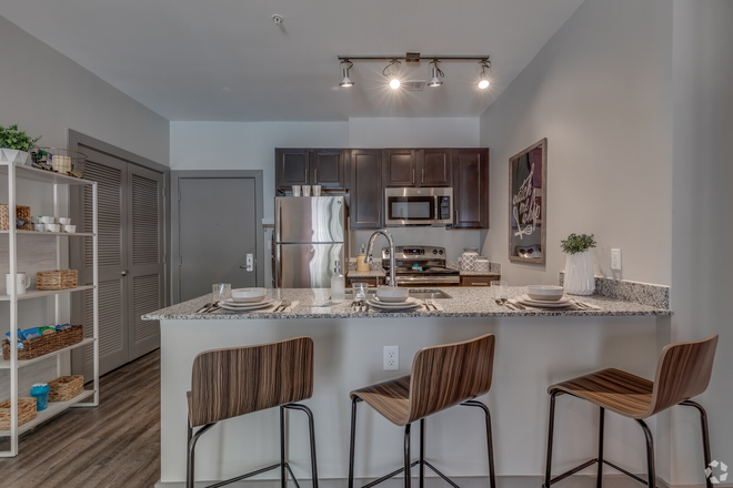 kitchen - One on 4th Apartments