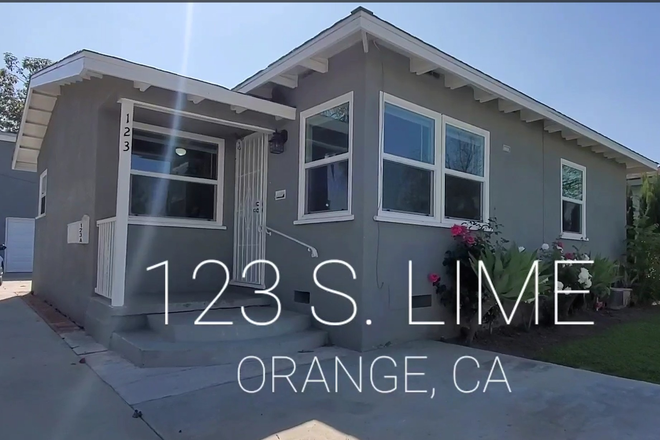 Front door - Prime Orange Living: 3 BD/2 BA Home Less Than A Mile to Chapman University (Flexible 10-Month Lease)