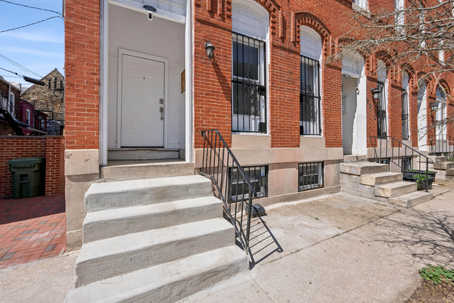 Front of Building - Luxury, Pet-Friendly 1B/1B Apartment Available Near JHU Shuttle Stop & Penn Station
