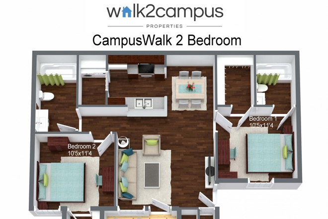 Floor plan - CampusWalk