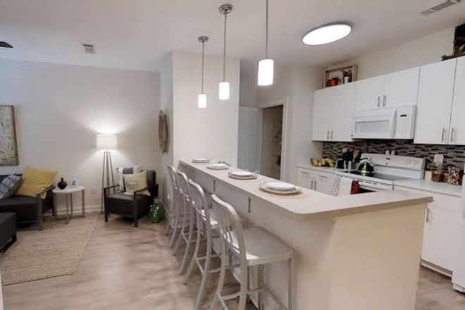 Kitchen - Student Apartment 5 minutes away from Campus (Shuttle Bus Accessible)