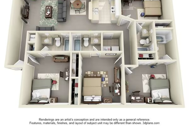 Floor layout - Boardwalk at Alfaya Trail