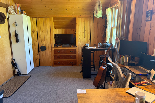 Living Space/Closets - Second Floor Studio Apartment