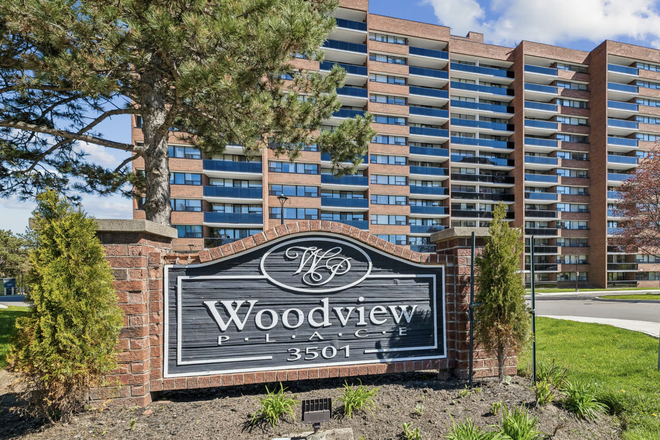 Front View of Building - Furnished Studio near UTM with Utilities Included + Indoor Parking and Scenic Views