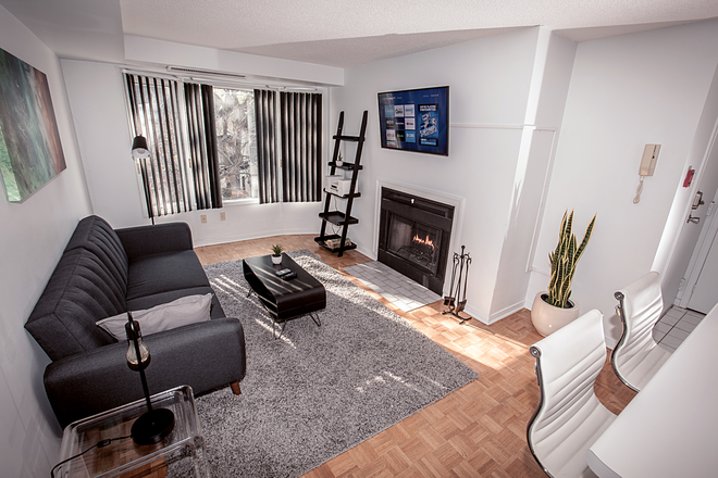 Living room - 2 Students • $1,395 Ea • Incl Util + WiFi • Easy TTC to U of T • Walk to TMU