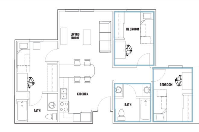 Floorplan - Vista Del Campo Norte