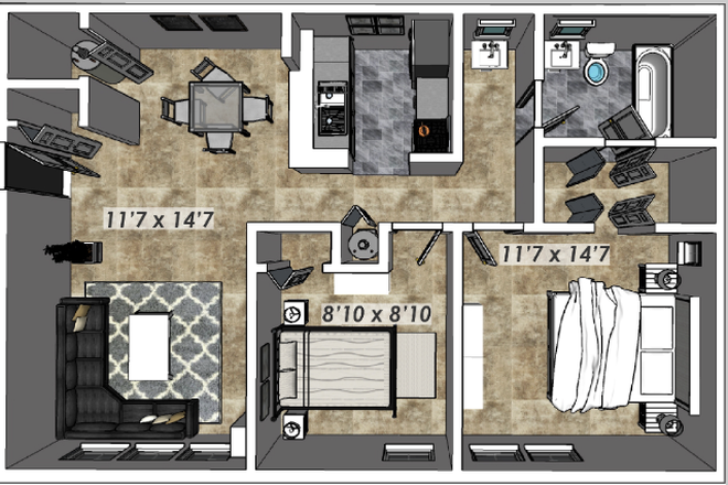 Layout - Celeron Apartments