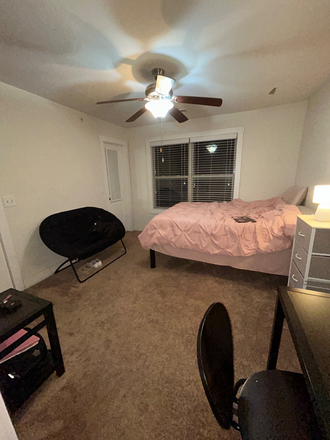 bedroom (comes with desk, table, bed, and mattress) - Bedroom at The Retreat Blacksburg (four bedroom cottage)