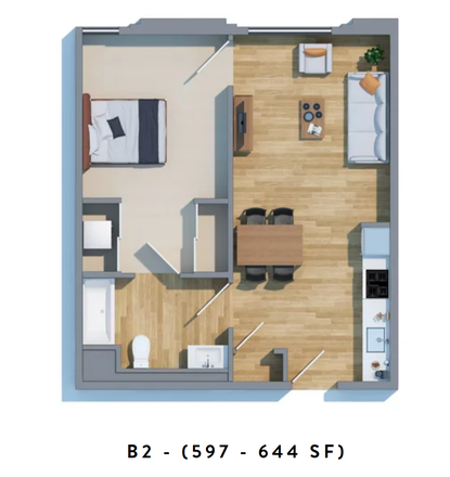 Floorplan - One East Pleasant